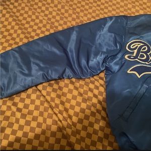 Vintage Brooklyn dodgers varsity jacket (blue)With patch .